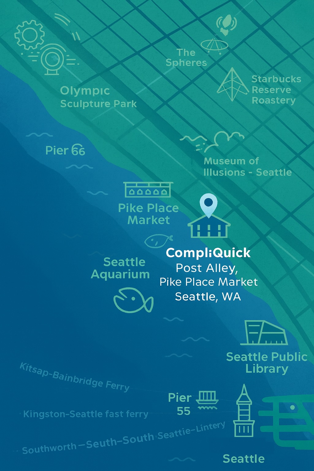 CompliQuick Office - Pike Place Market, Seattle
